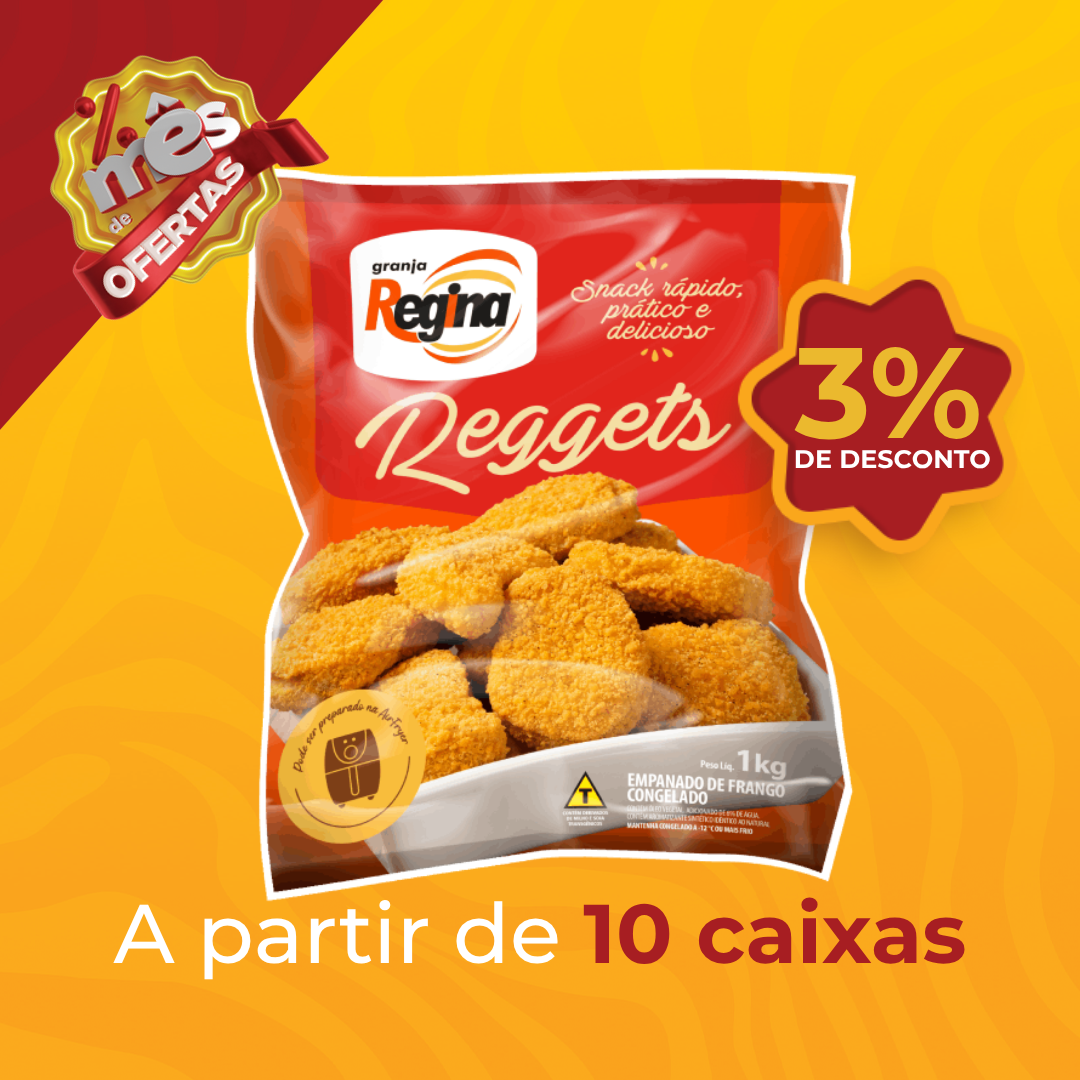 Empanado Reggets Cong 1kg - Granja Regina